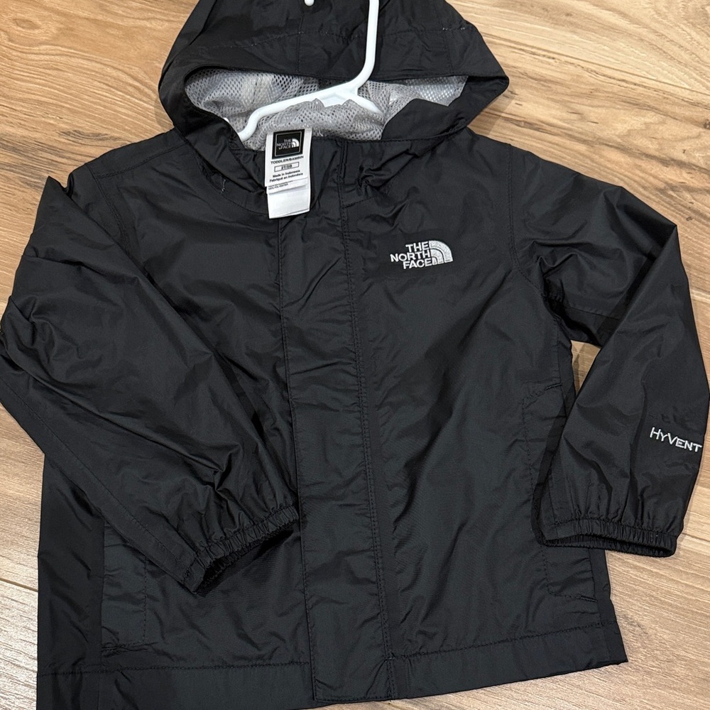 The North Face Kids Black Raincoat